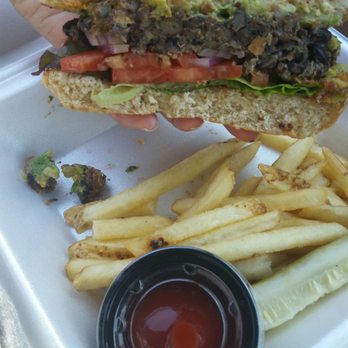 Cafe Express - Truly the best veggie burger I have had. - Sandwiches Near Me - Houston, Texas