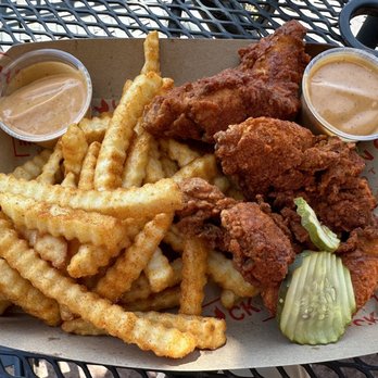 Main Chick Hot Chicken - Three tender meal. - Chicken Shop Near Me - Carlsbad, California Main Chick Hot Chicken - Three tender meal. - Chicken Shop Near Me - Carlsbad, California