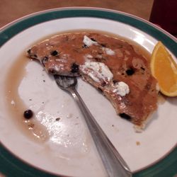 Blueberry pancakes