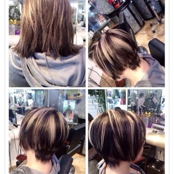 Isana Hair Design - My hair! Before and after. - Hair Salons Near Me - San Jose, California Isana Hair Design - My hair! Before and after. - Hair Salons Near Me - San Jose, California