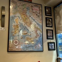 Feca - Map of Italy decor.