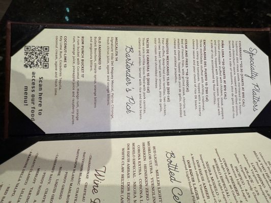 Menu photo 4 Plaza Azteca Leesburg, VA