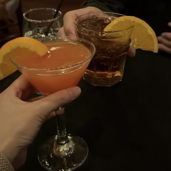 The Bootlegger Italian Bistro - Blood Orange Cosmo & Godfather - Italian Near Me - Las Vegas, Nevada