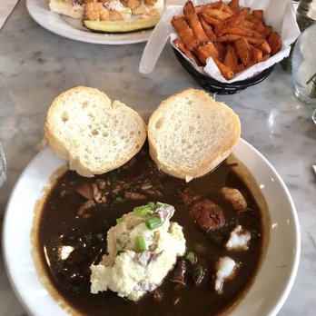 Stanley - Gumbo & shrimp poor boy with sweet potato fries - Breakfast & Brunch Near Me - New Orleans, Louisiana Stanley - Gumbo & shrimp poor boy with sweet potato fries - Breakfast & Brunch Near Me - New Orleans, Louisiana