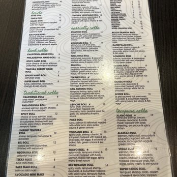 Kin Thai & Sushi - Menu page 1 - Thai Near Me - San Antonio, Texas Kin Thai & Sushi - Menu page 1 - Thai Near Me - San Antonio, Texas