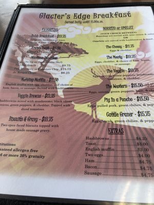 Menu photo 3 Glacier's Edge Cafe Babb, MT Menu photo 3 Glacier's Edge Cafe Babb, MT
