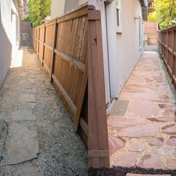Chris McKoy Landscape - Side walkway before/after. - Landscaping Near Me Chris McKoy Landscape - Side walkway before/after. - Landscaping Near Me