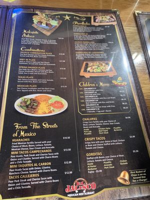 Menu photo 6 El Jalisco Spring Branch, TX Menu photo 6 El Jalisco Spring Branch, TX