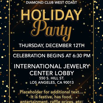 MulTriMedia - Flyer designed for a Holiday Party.
Client: Diamond Club West Coast - Web Design Near Me - Los Angeles, California MulTriMedia - Flyer designed for a Holiday Party.
Client: Diamond Club West Coast - Web Design Near Me - Los Angeles, California