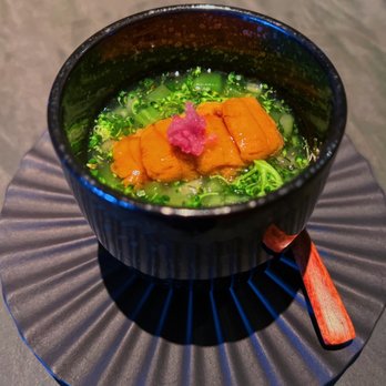 Addison - Shellfish chawanmushi - all that uni!! - New American Near Me - San Diego, California