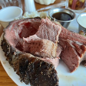 Captain Jack's - That is NOT medium rare like I asked.  It's medium to medium-well.  A male employee tried to tell me it was medium rare when I asked. - Seafood Near Me - Sunset Beach, California