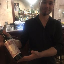 Marek with the makings of an amazing drink! This guy is awesome!