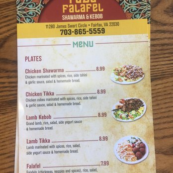 Taza Falafel - Menu - Falafel Near Me - Fairfax, Virginia Taza Falafel - Menu - Falafel Near Me - Fairfax, Virginia