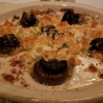 Bricks Restaurant & Wine Bar - Baked mushroom caps stuffed with escargot and blue cheese - New American Near Me - Reno, Nevada Bricks Restaurant & Wine Bar - Baked mushroom caps stuffed with escargot and blue cheese - New American Near Me - Reno, Nevada