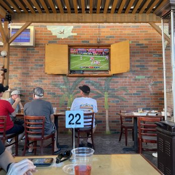 Prohibition Brewing - Awesome patio area with TVs - American Near Me - Vista, California Prohibition Brewing - Awesome patio area with TVs - American Near Me - Vista, California