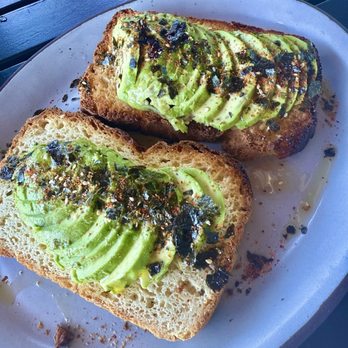 VAGA Restaurant & Bar - Avocado Toast (gluten free) - Latin American Near Me - Encinitas, California VAGA Restaurant & Bar - Avocado Toast (gluten free) - Latin American Near Me - Encinitas, California