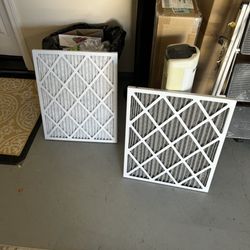 In Demand Plumbing Heating & Air - HVAC air filter replacement completed. Dirty clogged filter was restricting airflow, reducing AC efficiency, & impacting indoor air quality
