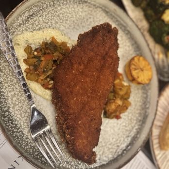 Kinfolk Southern Kitchen - Fried Blue Catfish - Southern Near Me - Washington, DC, District of Columbia Kinfolk Southern Kitchen - Fried Blue Catfish - Southern Near Me - Washington, DC, District of Columbia