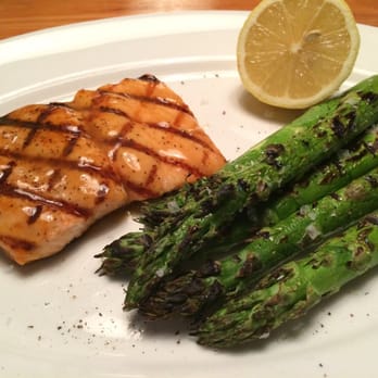The Macintosh - Grilled salmon and asparagus - New American Near Me - Phoenix, Arizona