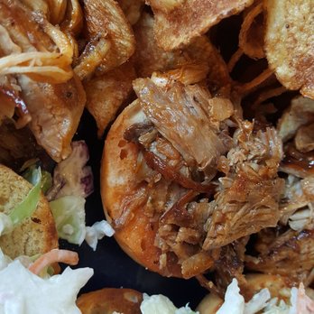 The Local Joint - Bbq pork sliders with house chips - Diners Near Me - Fairview, North Carolina The Local Joint - Bbq pork sliders with house chips - Diners Near Me - Fairview, North Carolina