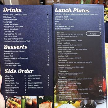 Table Thai - Menu - Thai Near Me - Las Vegas, Nevada Table Thai - Menu - Thai Near Me - Las Vegas, Nevada