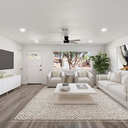Phoenix Contractors - Living room remodeled