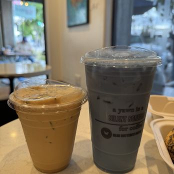 Blue Butterfly Coffee Co - Espresso dul'sal / Blue Butterfly Tea Latte - Coffee & Tea Near Me - El Segundo, California Blue Butterfly Coffee Co - Espresso dul'sal / Blue Butterfly Tea Latte - Coffee & Tea Near Me - El Segundo, California