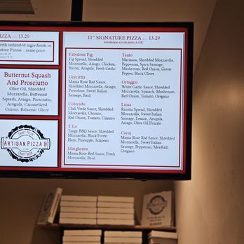 Artisan Pizza - Pizza menu - Pizza Near Me - Parker, Colorado