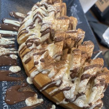 Chocolate Bar - Cinnamon banana waffle - Desserts Near Me - Jacksonville, Florida