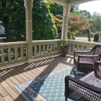 Olean Bartlett House - View from front porch @ Bartlett House - Landmarks & Historical Buildings Near Me - Olean, New York