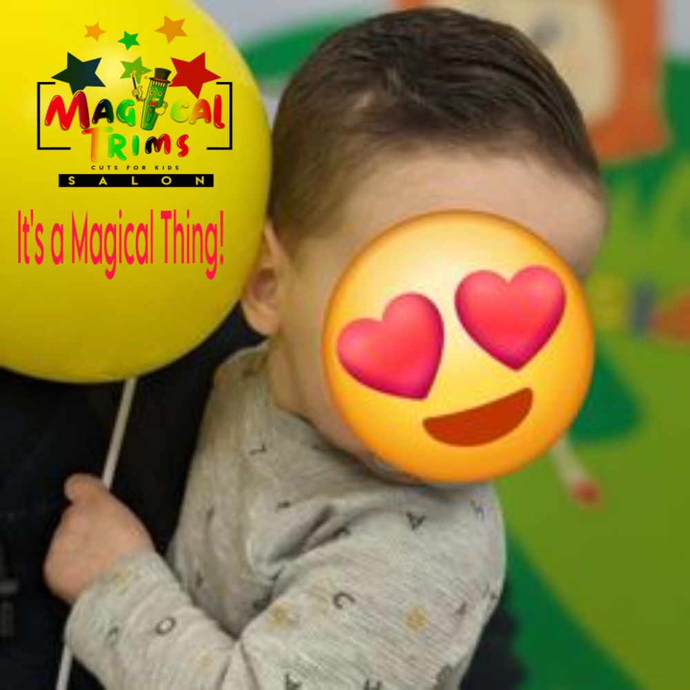 Magical Trims Cuts for Kids Salon Logo