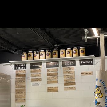 Cheese Smith - Menu on the wall - Sandwiches Near Me - Wilmington, North Carolina