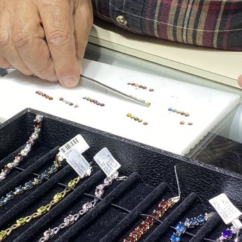 Baida Jewelry - Mr. Baida himself picking the best stones for my bracelet!! - Jewelry Near Me - Los Angeles, California Baida Jewelry - Mr. Baida himself picking the best stones for my bracelet!! - Jewelry Near Me - Los Angeles, California