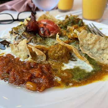 Curry Leaf - Front is carrot halwa - Indian Near Me - Albuquerque, New Mexico