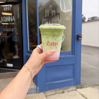 Konna - Iced Strawberrry Matcha Latte - Coffee & Tea Near Me - Salem, Massachusetts Konna - Iced Strawberrry Matcha Latte - Coffee & Tea Near Me - Salem, Massachusetts