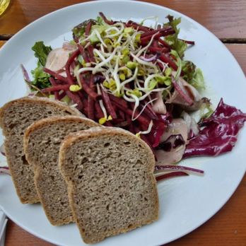 Waldgastätte Parkhäusl - Wurstsalat. - Beer Garden Near Me - Augsburg, BY Waldgastätte Parkhäusl - Wurstsalat. - Beer Garden Near Me - Augsburg, BY