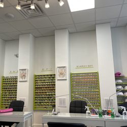 Love and Peace Nail Salon - Inside picture of the dip powders they offer