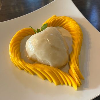 Thai Thyme - 45. Mango with Sweet Sticky Rice - Thai Near Me - Monrovia, California Thai Thyme - 45. Mango with Sweet Sticky Rice - Thai Near Me - Monrovia, California
