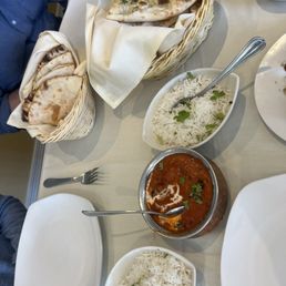 13. Garlic Nan, 14. Cheese Nan, Butter Chicken, 1. Chicken Tikka Masala