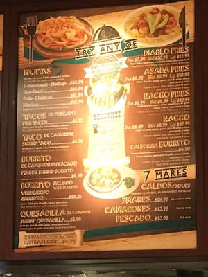 Menu photo 6 Tacos El Grullo Lemoore, CA