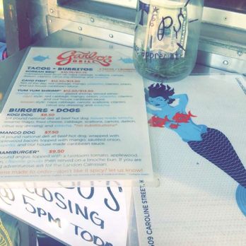 Garbo's Grill - Menu - Food Trucks Near Me - Key West, Florida