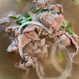 Rare beef pho Rare beef pho