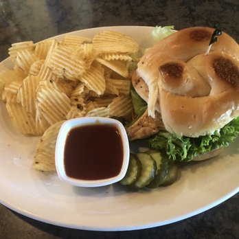 The Roost - The Grilled Chicken Sandwich with BBQ Sauce and Chips - Breakfast & Brunch Near Me - Indianapolis, Indiana The Roost - The Grilled Chicken Sandwich with BBQ Sauce and Chips - Breakfast & Brunch Near Me - Indianapolis, Indiana