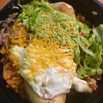 Los Cerritos - Mini chicken chimichanga bowl. A delicious great deal! - Mexican Near Me - Phoenix, Arizona