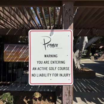 The Penmar - warning - American Near Me - Venice, California