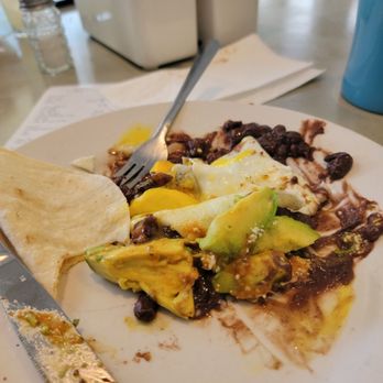 Satsuma Café - Mexican breakfast plate eaten half way, beans were tasty - Coffee & Tea Near Me - New Orleans, Louisiana Satsuma Café - Mexican breakfast plate eaten half way, beans were tasty - Coffee & Tea Near Me - New Orleans, Louisiana