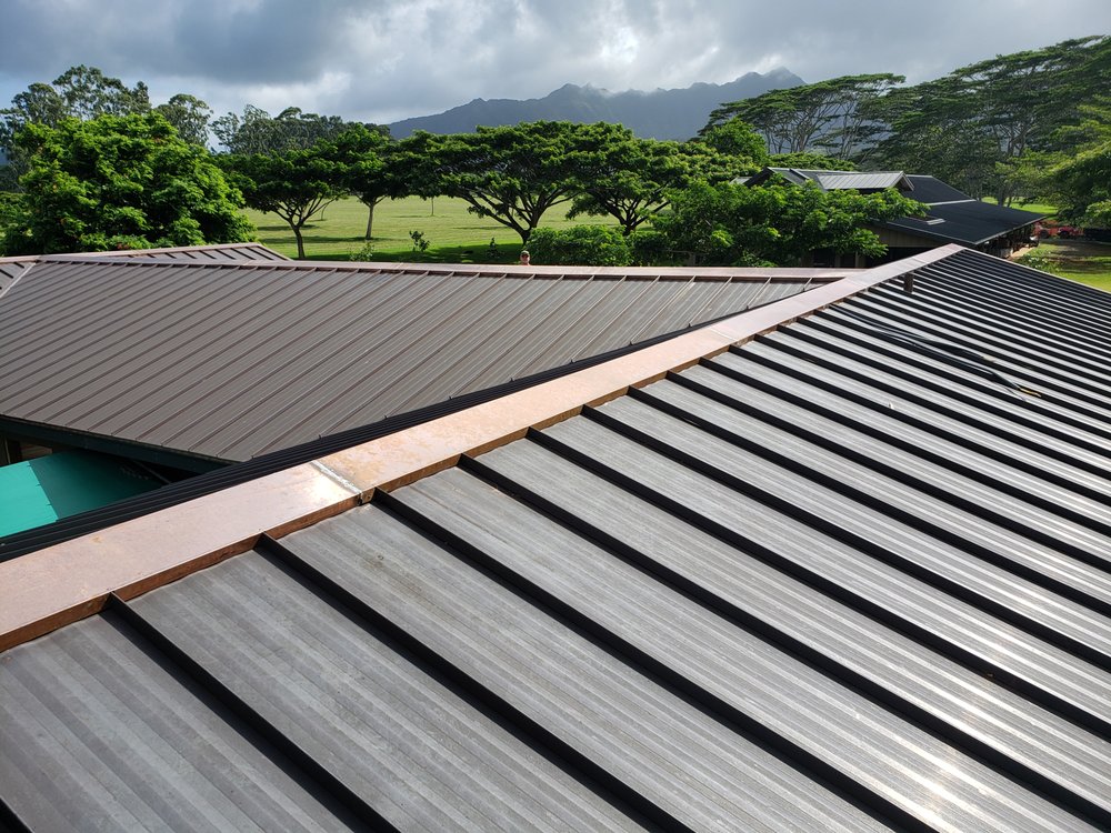 Slide of Metal Roof Pros-Kaua'i Roof Installers