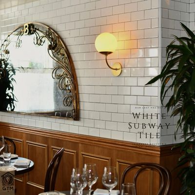 Project Spotlight: La Grande Boucherie, Miami Beach - We are proud to showcase one of our most refined projects in Miami Beach: La Grande Boucherie. From subway tile walls to a glass staircase, every detail was executed with precision and care. Our team delivered custom tile and stonework that elevates the space—creating a visual journey that transports you somewhere else entirely.