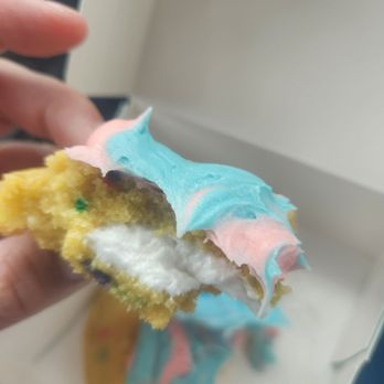 Dirty Dough Cookies - Cotton candy cookie with cream filling - Desserts Near Me - Poway, California Dirty Dough Cookies - Cotton candy cookie with cream filling - Desserts Near Me - Poway, California