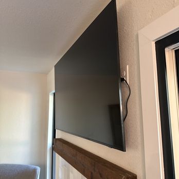 Pro Handy Services - Mounted tv and new outlet - Handyman Near Me - Cedar Park, Texas